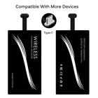 Qi беспроводной зарядный приемник типа C, универсальное Быстрое беспроводное зарядное устройство для Huawei Xiaomi, Замена модуля приемника зарядного устройства