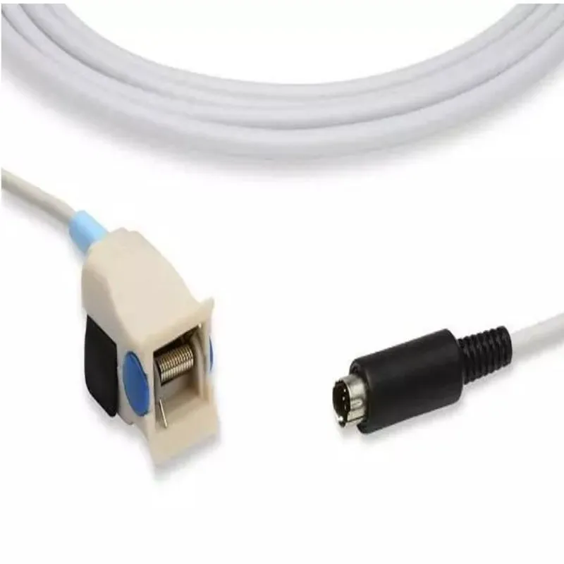 Датчик SpO2 совместимый с BIOSYS BPM300 зажим для пальца взрослых 6 контактный разъем