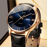 carnival new business men blue mechanical wristwatch luxury automatic watch sapphire glass watch for men relogio masculino 8515