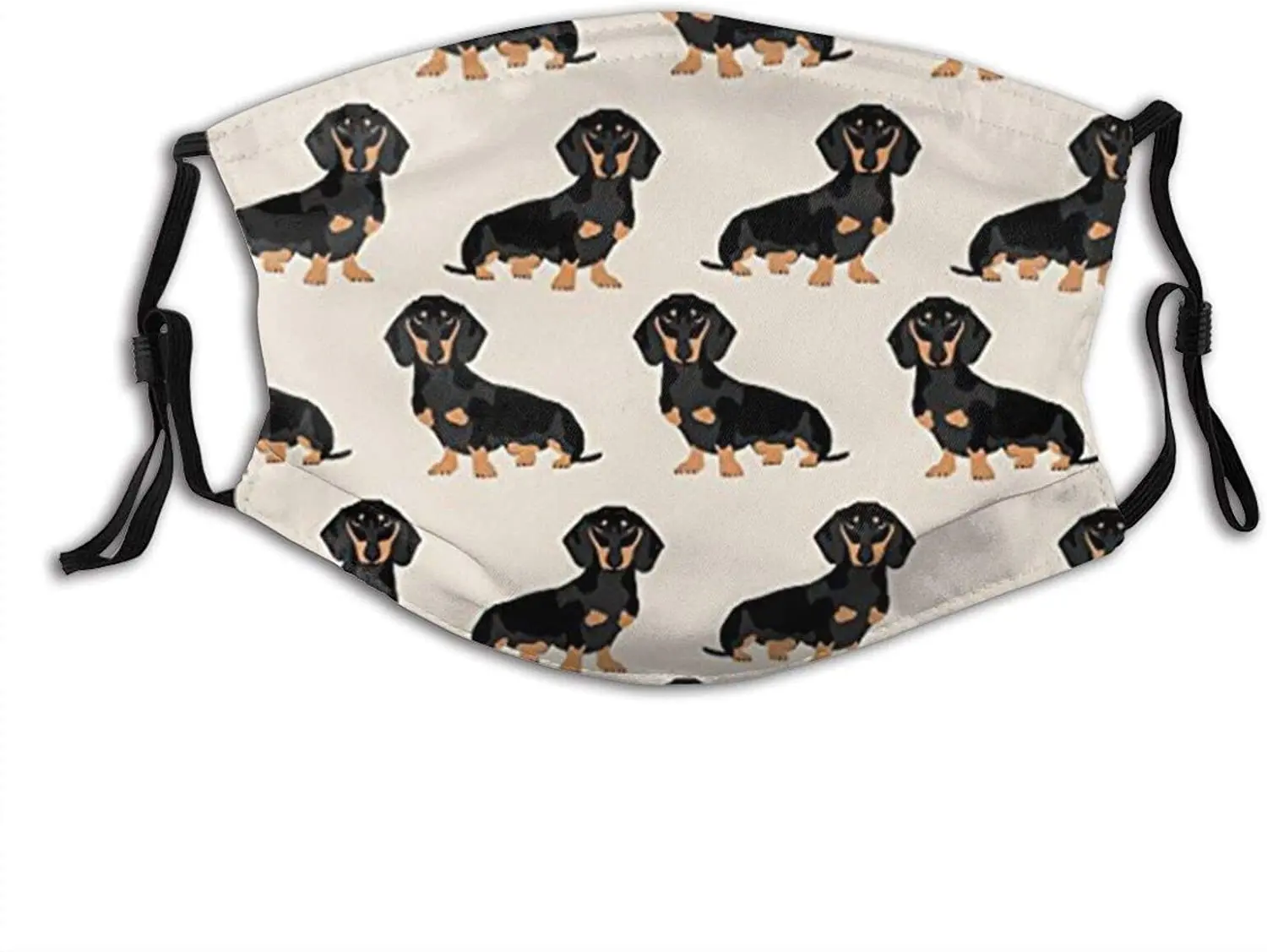 

Doxie Dachshund Weiner Dog Pet Dogs Face Mask Reusable Adjustable Balaclava Bandana Cloth With 2 Filters For Men And Women