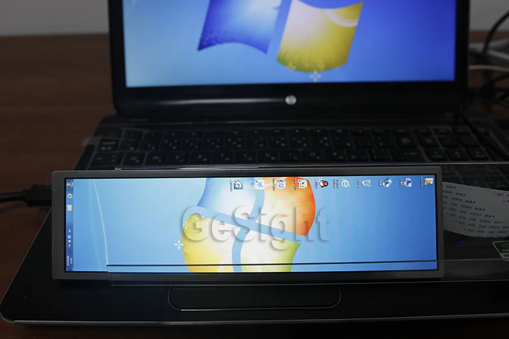 lcd painel de exibição 1920x480 resolução para pc framboesa