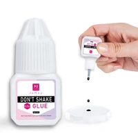 5ml 1 second fast drying strong false lash extension glue adhesive retention 5 7 weeks low smell mink eyelash transparen glue