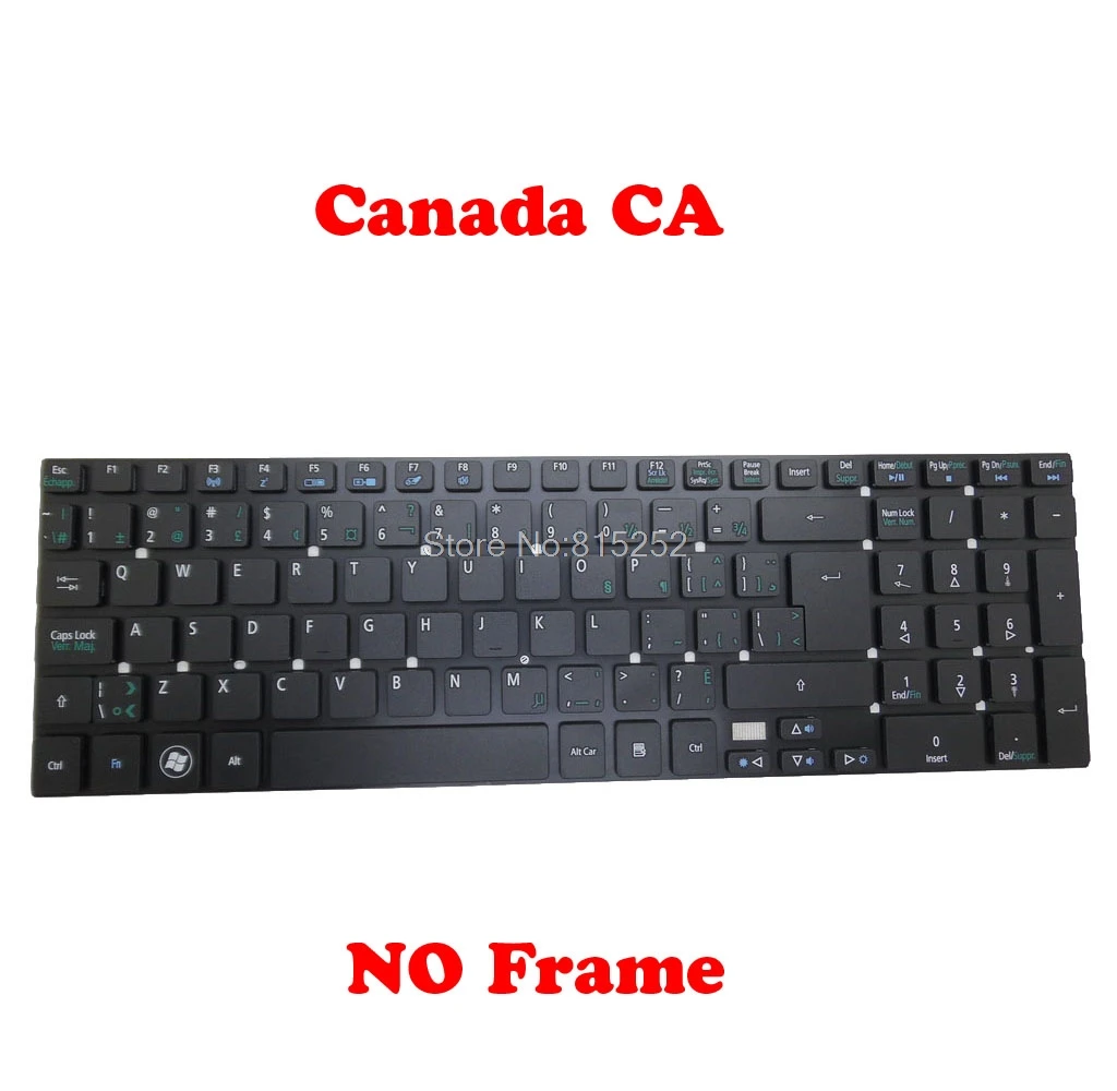 Клавиатура CA FR BR Для Acer 5830 MP 10K36CU 6981 PK130IN1A19 002 10K36LA C01 V121702FK1 PK130HJB09 90.4HL07.S03 KB.I140A.226|keyboard