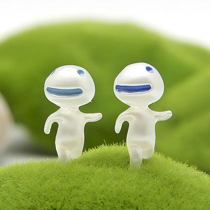 2 шт./компл. Новый Принцесса Мононоке Светящиеся Кодама Дух Дерева поделки