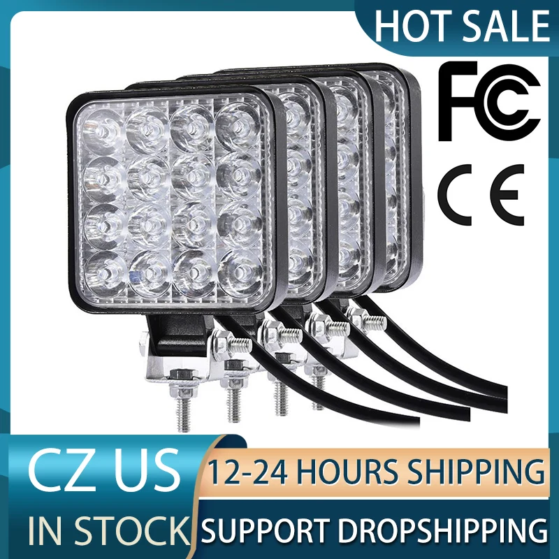 48 Вт Светодиодный светильник 30 градусов светодиодный автомобиль Точечный луч