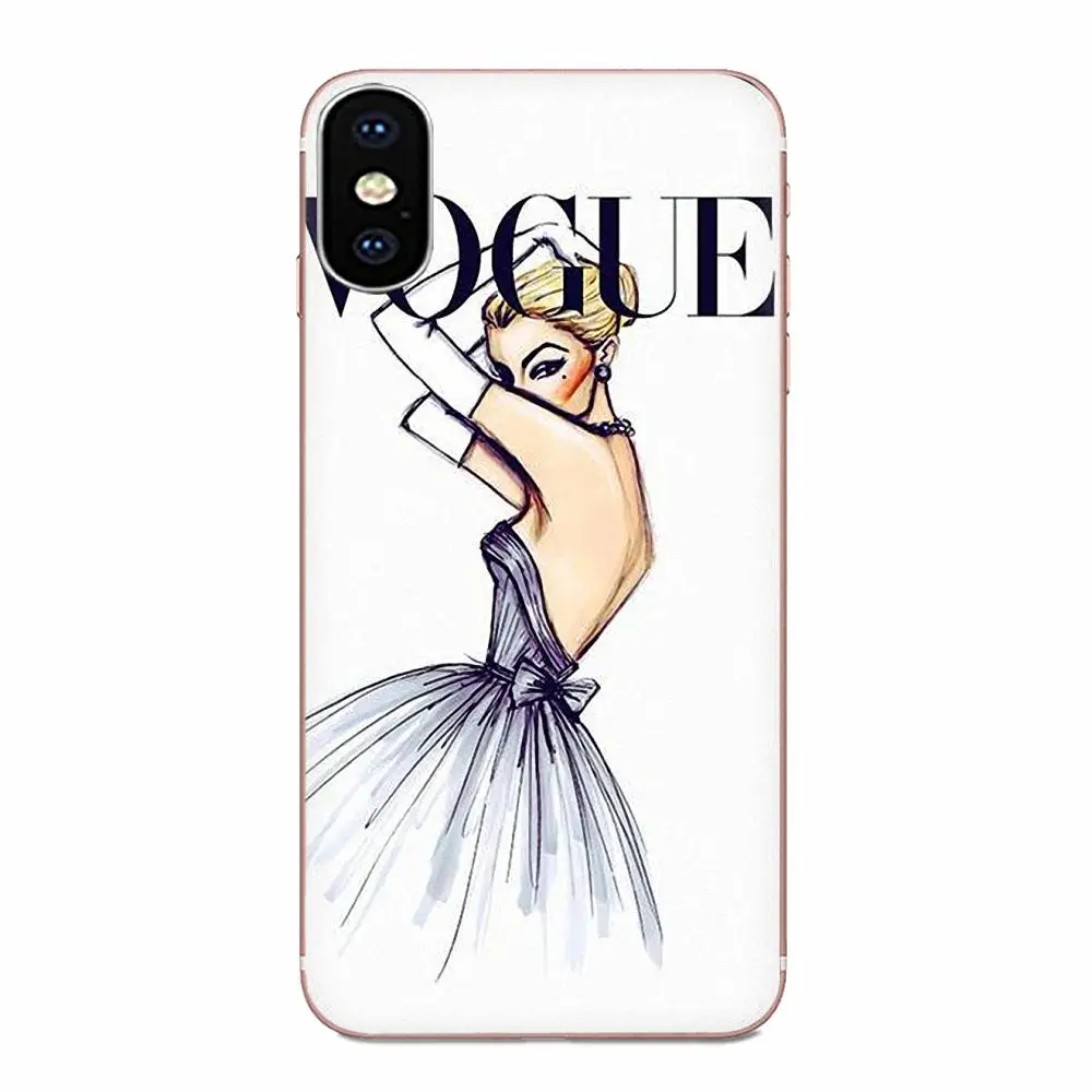 Новейший супер милый чехол для телефона Vogue Girl LG K50 Q6 Q7 Q8 Q60 X Power 2 3 Nexus 5 5X V10 V20 V30 V40 Q