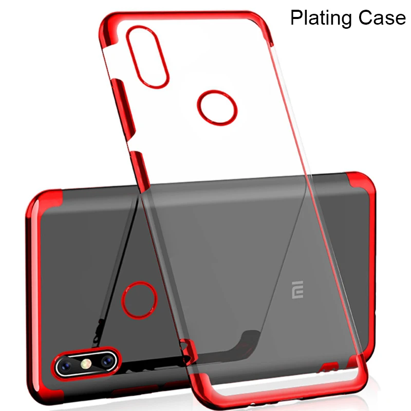 Full Cover Plating Case for Xiaomi Mi 9 Pocophone F1 Soft TPU 8 A2 Lite A1 Max 3 Mix 2S Note 2 Play SE Mi6 |