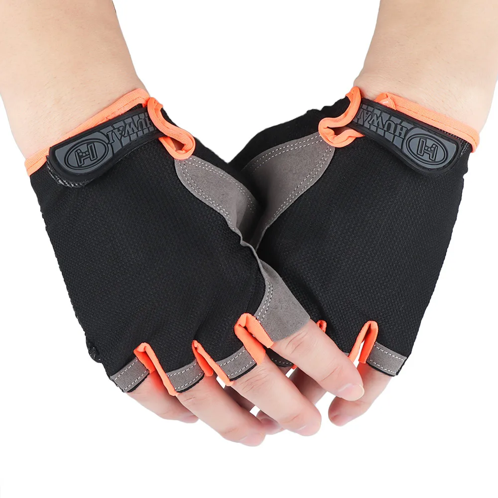 Перчатки без пальцев нескользящие спортивные перчатки велосипедные для