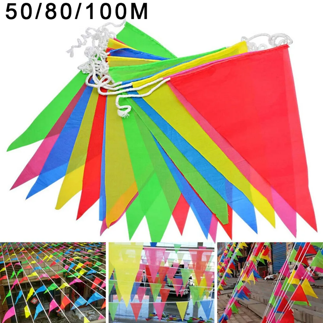 

Birthday Party Colourful Flags Classroom Colourful Decoration Party Pennant