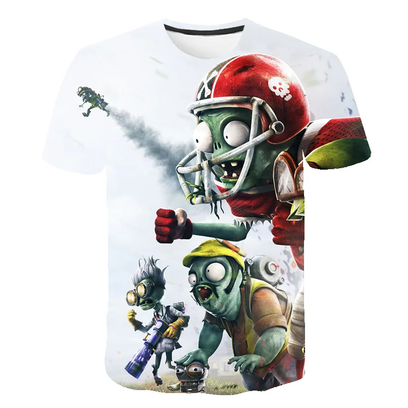 

2021 summer new 3D children's T-shirt casual baby casual fashion anime pattern short-sleeved unisex youth sports top 4-14T