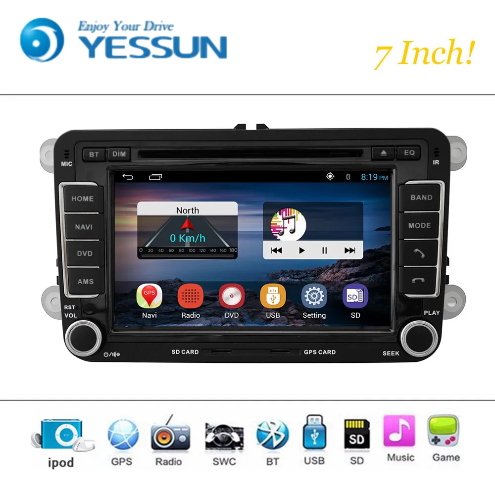 Автомобильный DVD плеер с системой Wince для VW Volkswagen Passat POLO GOLF Skoda автомобильное радио