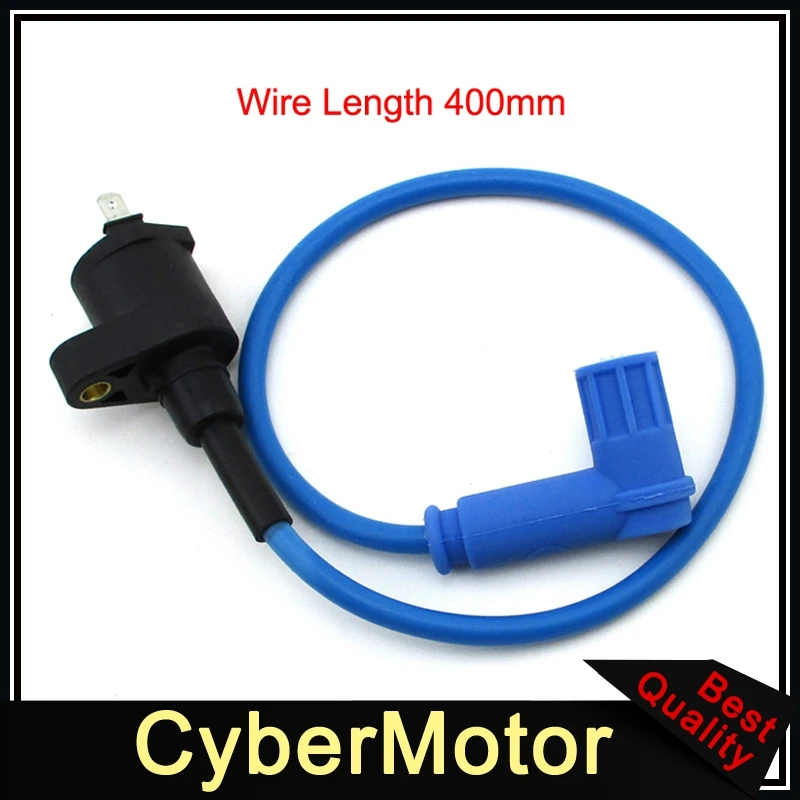 Катушка зажигания для гоночных гонок синего цвета + 5pin CDI переменного тока 50cc 70cc