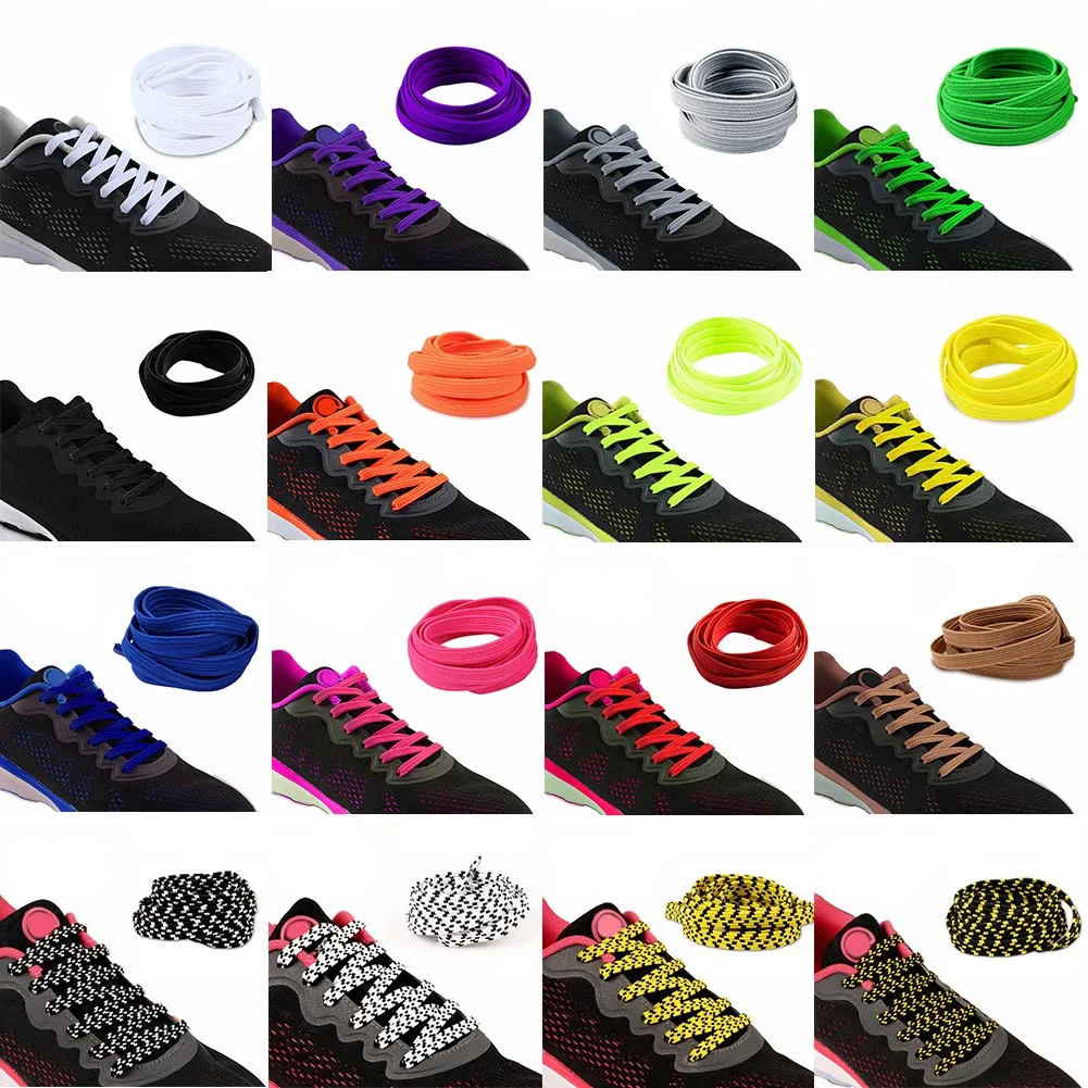 Высокие эластичные резиновые шнурки специальные без галстука детские кроссовки