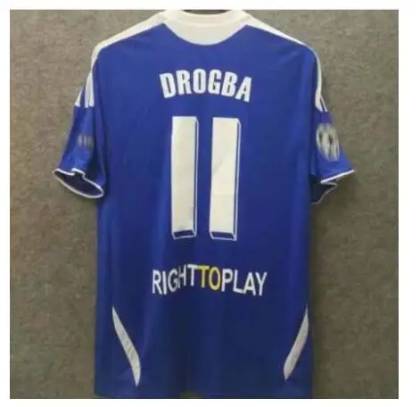

11-12 Retro de manga larga de fútbol jersey Vintage camisetas de fútbol para hombre