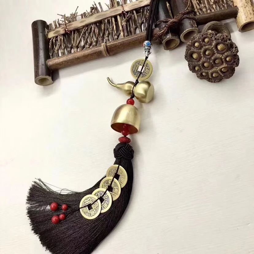 Медная Тыква LETSFUN на удачу латунный автомобильный кулон | Украшения и аксессуары