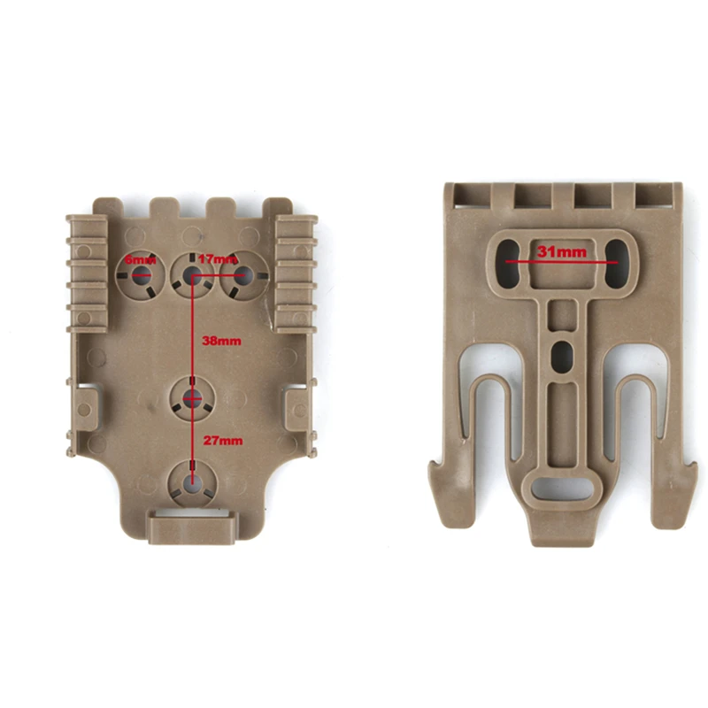 Тактический пояс/адаптер для ног QLS Набор быстрой фиксации чехол пистолета на