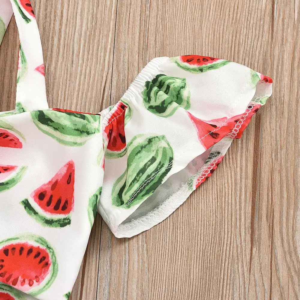 Комплект из 3 предметов для девочек короткий топ с вырезом лодочкой и открытыми