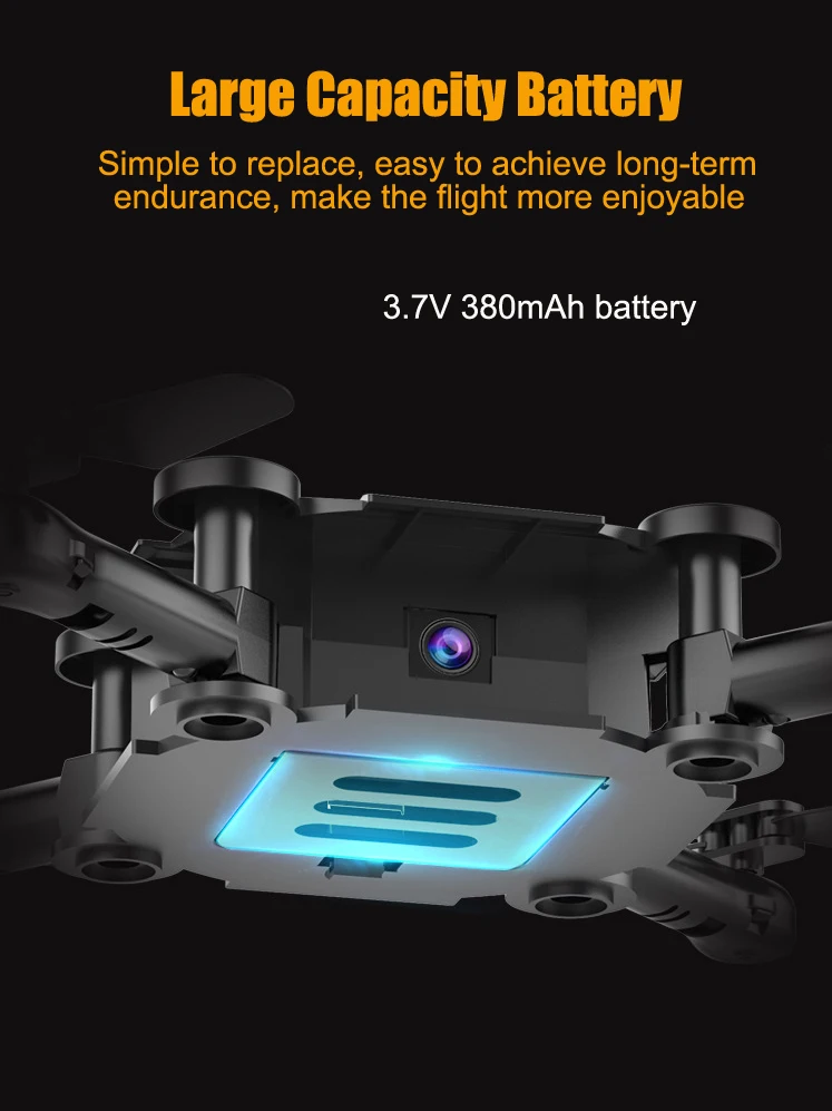 Мини складной БПЛА с высоким разрешением аэрофотосъемка микрокарманный пульт