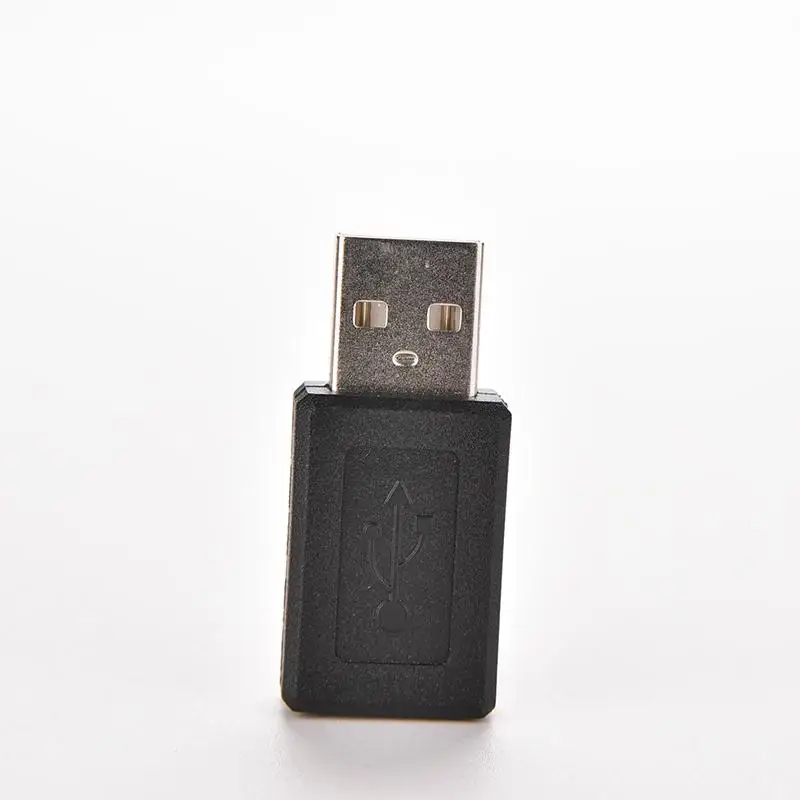 1 шт. чёрный твердый Переходник USB 2 0 A папа-Micro B мама | Электроника