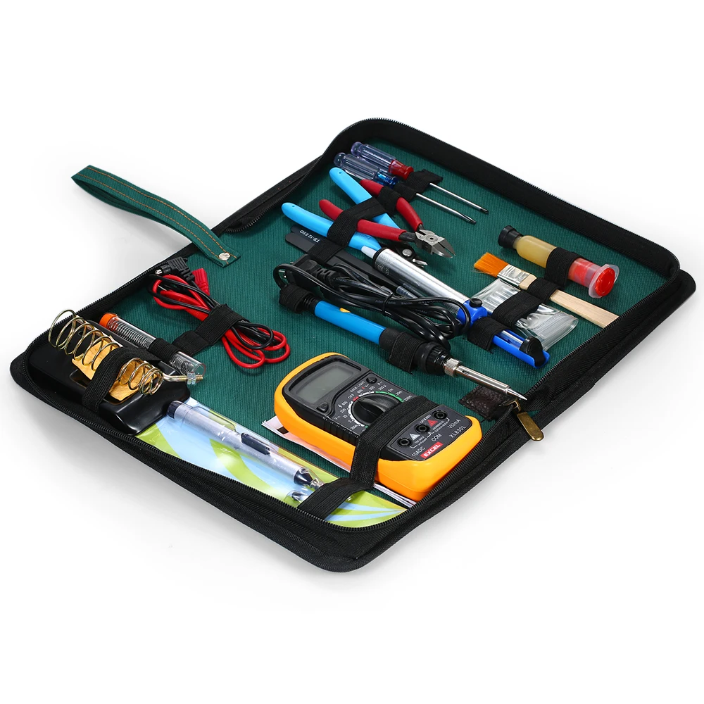 60 Вт Электрический паяльник Комплект Регулируемая температура сварки цифровой