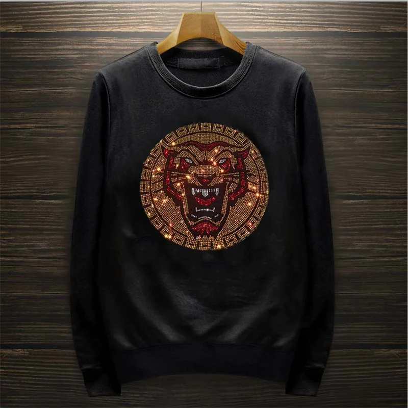

Men's Best Selling Hot Diamond Hoodies Tops Hip Hop Street Wear Comfortable Casual Bodybuilding Sweatshirts