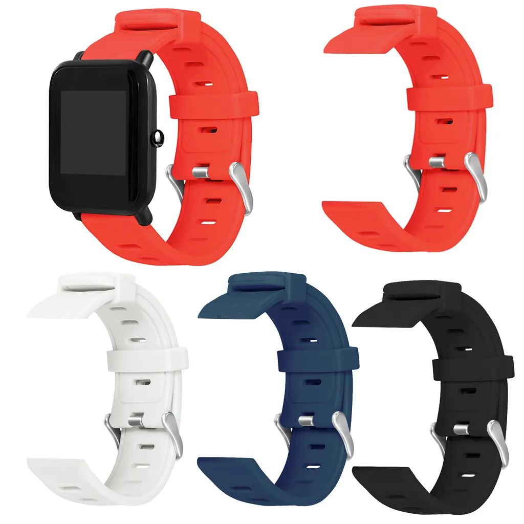 Спортивный силиконовый сменный Браслет ремешок для Huami Amazfit Bip Youth Lite Часы SmartWatch