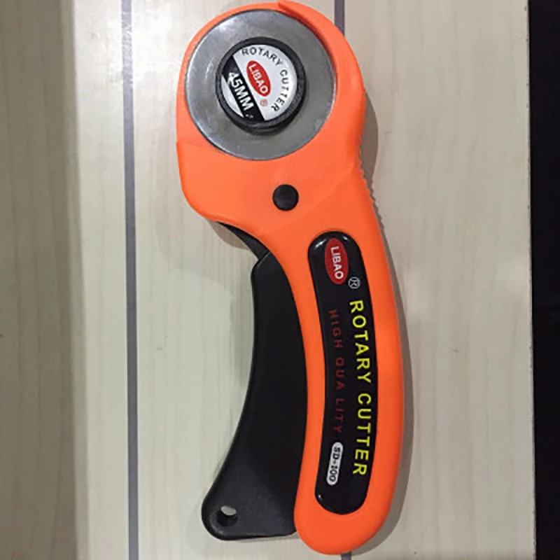 Leather craft 45mm Rotary Cutter Cutting Tool Craft Fabric Circular Blade Knife DIY Patchwork Sewing Quilting | Дом и сад