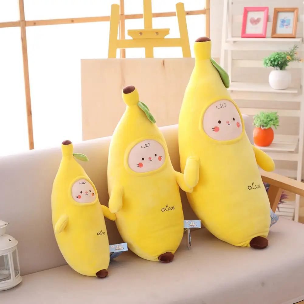1 шт. плюшевая подушка в виде фруктов банан авокадо|Мягкие игрушки растения| |
