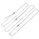 Цепочка для ожерелья с удлинителем в форме губ, 10 шт.лот, нержавеющая сталь 316L, ширина 1,8 мм, для самостоятельного изготовления ювелирных изделий