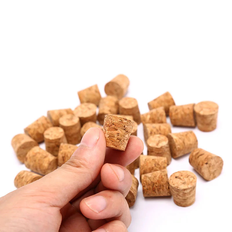 

Коническая пробка для вина 10 шт./лот, пробка из натурального дерева, герметичная пробка для вина, крышка для винных бутылок многоразового ис...