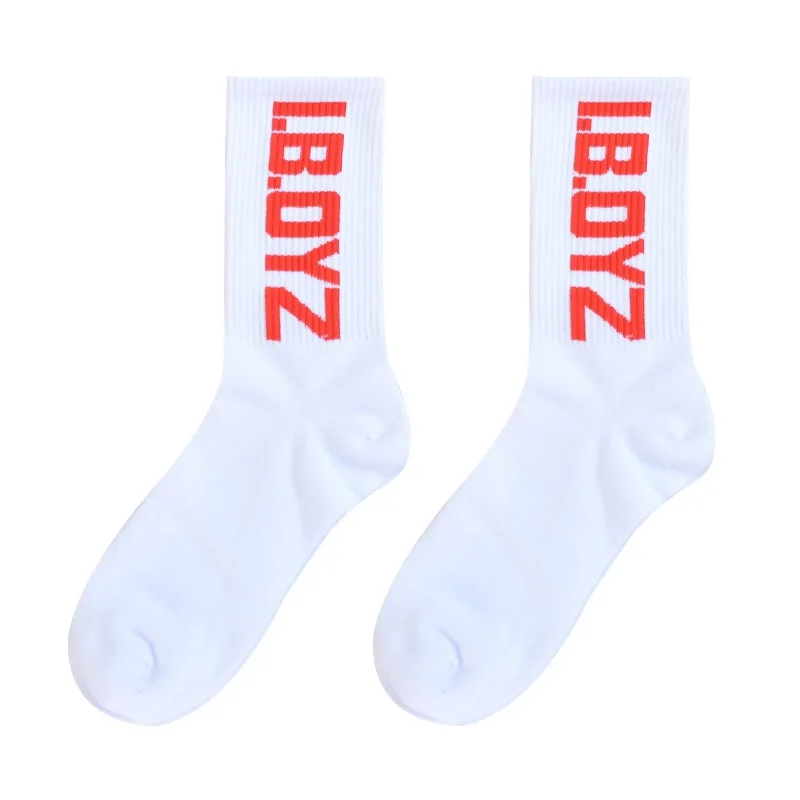 Женские зимние носки уличные хлопковые в стиле хип-хоп рождественские Модные для