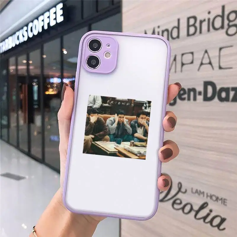 

American friends tv show Phone Case matte transparent For iphone 7 8 11 12 plus mini x xs xr pro max cover