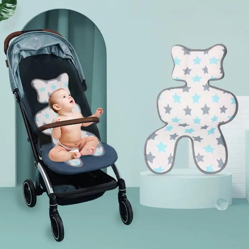 

Baby Summer Stroller Mat Breathable 3D Mesh Seat Cushion Toddler Comfortable Pad Q1FE
