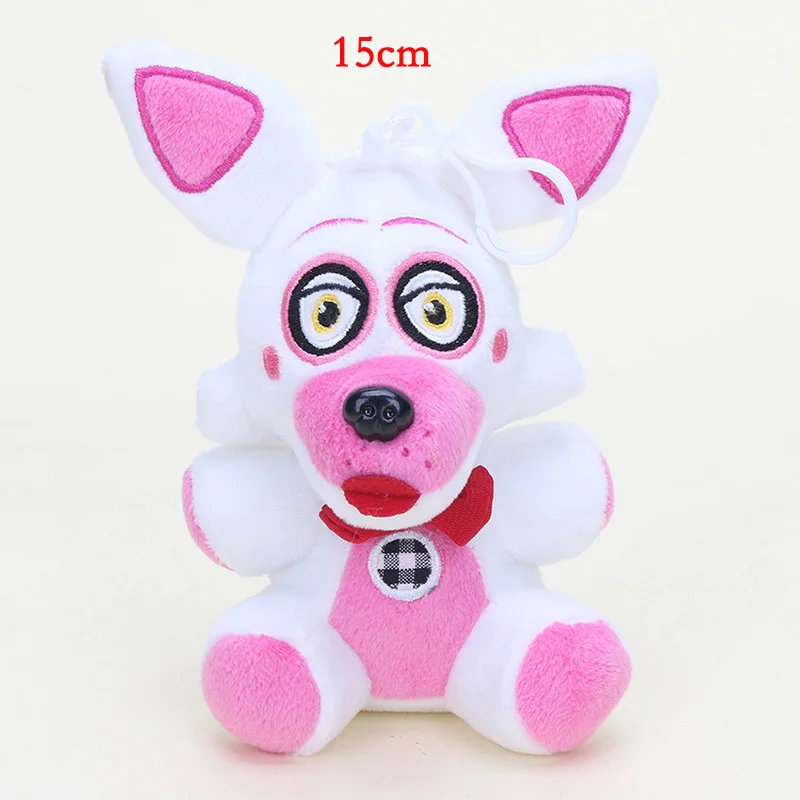 17 14 см FNAF Five Nights At Freddy's Freddy Fazbear медведь лисица Chica fnaf подвесная плюшевая кукла игрушки плюшевые и мягкие брелки Детские игрушки - Цвет: 17