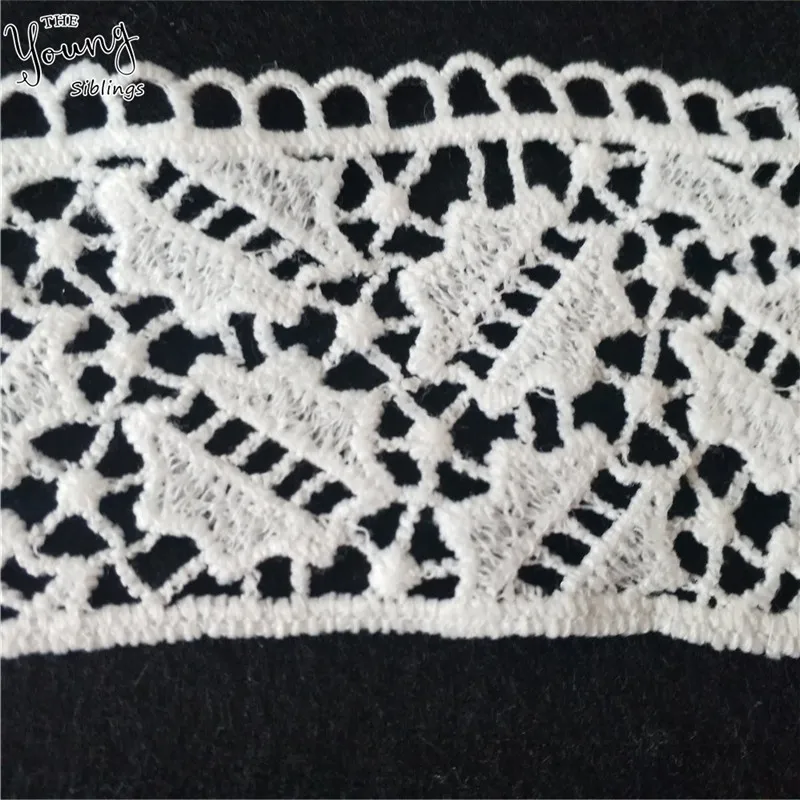 New arrive Sewing Lace Applique Neckline Exquisite Decoration DIY Trim Embroidery Fabric Accessories Collar Craft supplies | Дом и сад