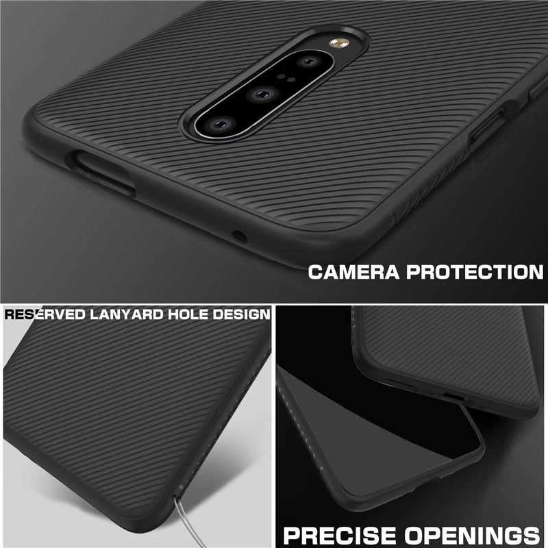 Slim Soft Rubber Silicone Matte Shockproof Phone Back Case For OnePlus 7 Pro 1+7 One Plus 6T Full Protection Armor TPU Cover |
