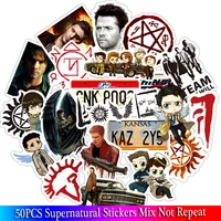 50pcs supernatural stickers set anime toy sticker for luggage skateboard motorcycle laptop waterproof sticker