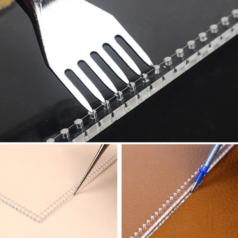 1psc DIY Acrylic Template Leather Craft Coin Purse Type Small Bag Pattern Stencil Durable Tool for Handcrafts Lovers | Дом и сад