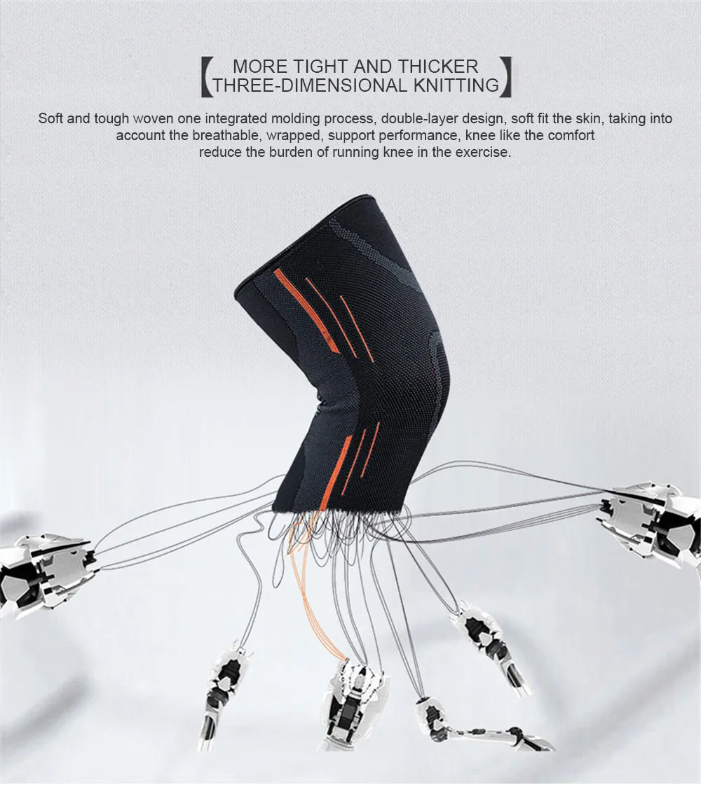 

Outdoor Joint Knee Support Elastic Sports Leg Knee Elastic Knee Pad Fastener Adjustable Strap Patella Pain Relief For Knee Power