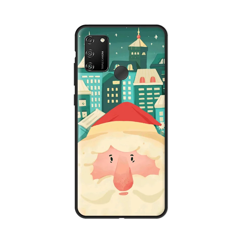 Рождественский чехол с Санта Клаусом для Huawei Honor 10i 10 Lite 20 Pro 30 20i 30i 20S 30S рисунком