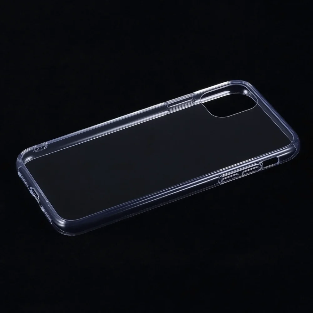 Мягкая рамка противоударный чехол для телефона из закаленного Стекло на заднюю