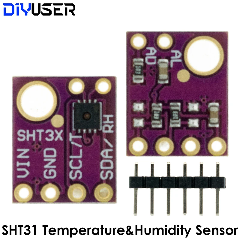 Модуль датчика температуры SHT31-D и влажности SHT31 микроконтроллер IIC I2C прорывная