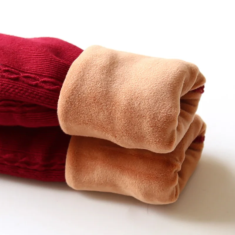 Осенние детские флисовые леггинсы брюки высокое качество зимние теплые ботинки