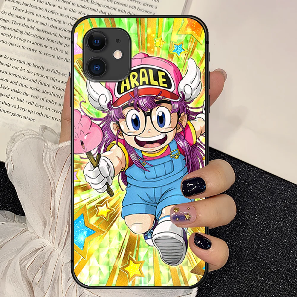 

Dr Slump Arale Anime Phone Tempered Glass Case Cover For IPhone 6 6S 7 8 11 12 X Xr Xs Se 2020 Pro Max Plus Mini Painting Prime