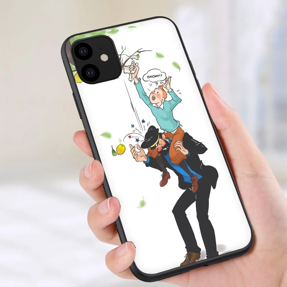 Забавный Мягкий силиконовый чехол для телефона чехол для iPhone 5 5S SE 6 6S 7 8 plus X XR XS 11 Pro Max - Цвет: B7
