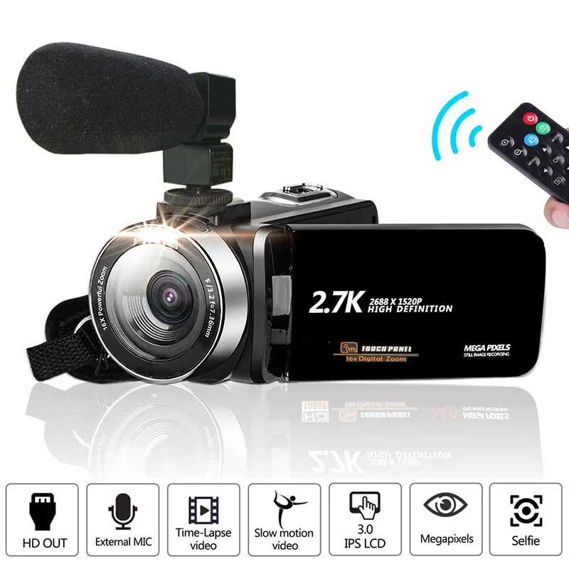 New Release Video Camcorder For Youbute Recorder Digital Camera For YouTube Blogger Photograpic 30MP 16X Digital Zoom