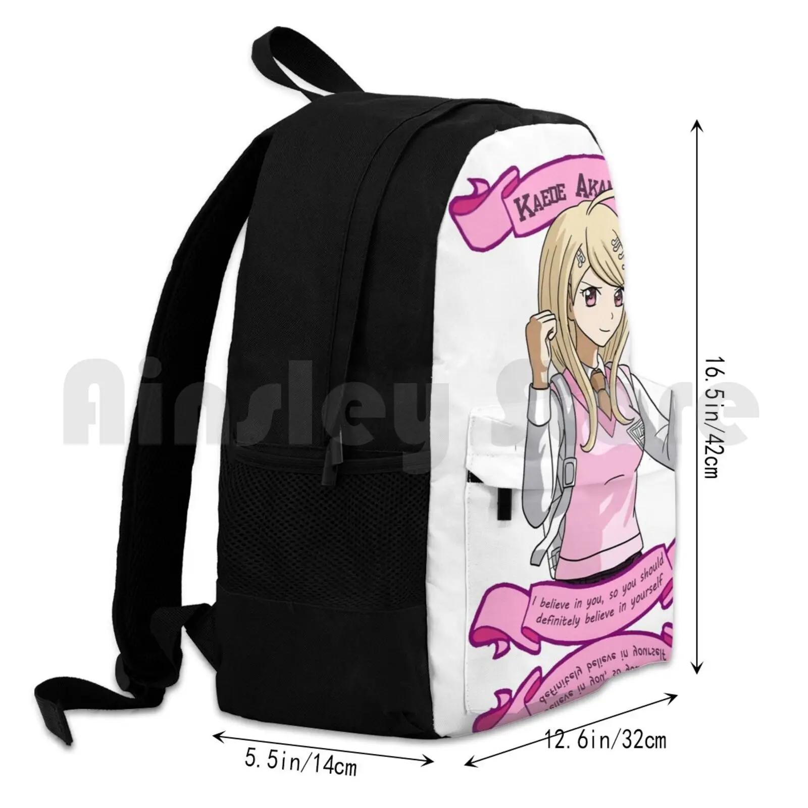 Туристический Водонепроницаемый рюкзак Kaede Akamatsu Drv3 Danganronpa походный ранец для