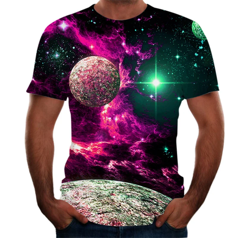 

2020 Summer New 3d T shirt Men Short sleeve shirt Funny T shirts Japan Punk Anime Gothic 3dT-shirt Mens Clothing