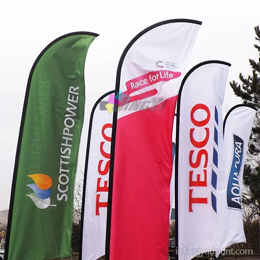 Открытый пляжный флаг/рекламные флаги/напечатанный ваш логотип/4 2 м высокий 4 шт с