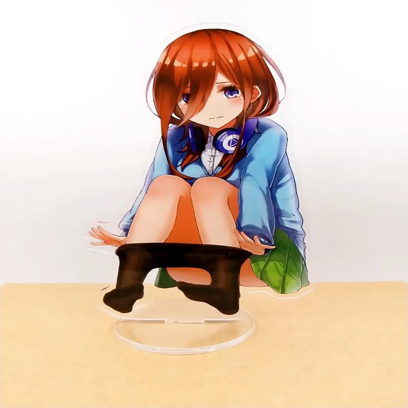 

The Quintessential Quintuplets Key Chain Acrylic Figure Keychains Fashion Desk Decorated Stand Sign Keyring Gift For Woman Man